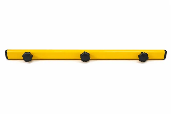 Yellow steel flood light bracket crossbar