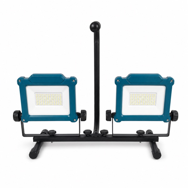 FX-WL2500 battery powered work light carry and floor placement