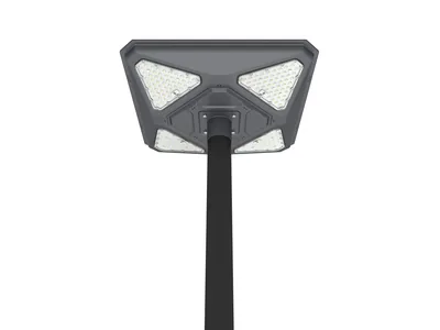 Noah Ark solar garden light angle view