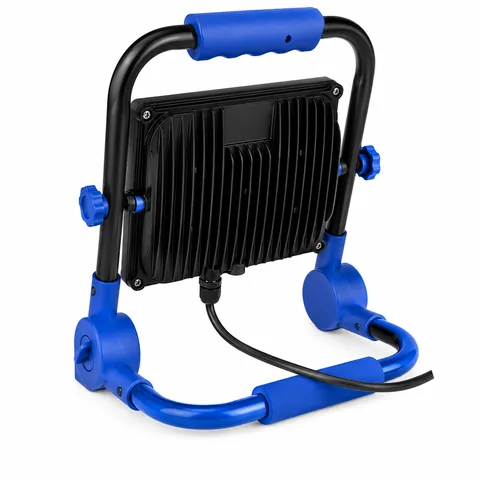 Heavy-Duty Foldable AC Work Light rear angled view