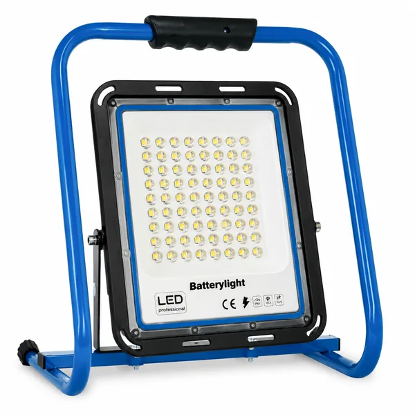 Portable work light stand application with LED flood light