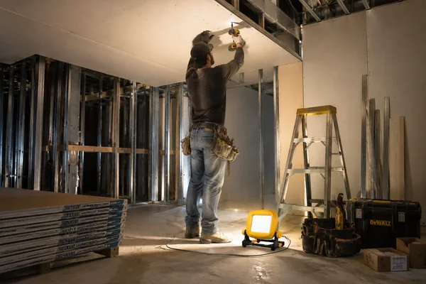 WD-3000 power tool battery work light application scene