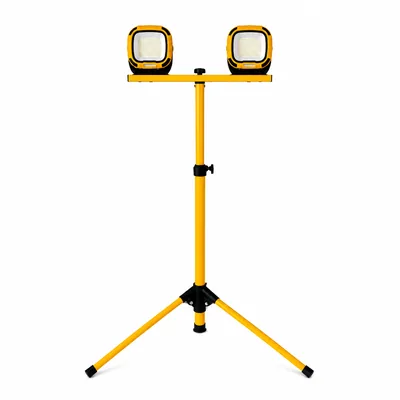 Dual head tripod version of 2300LM rechargeable work light