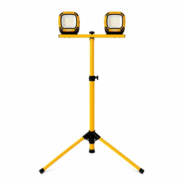 Dual head tripod rechargeable work light