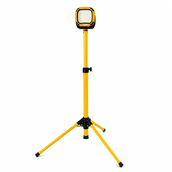 Single head tripod rechargeable work light