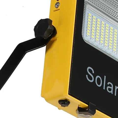 Integrated solar work light bracket detail