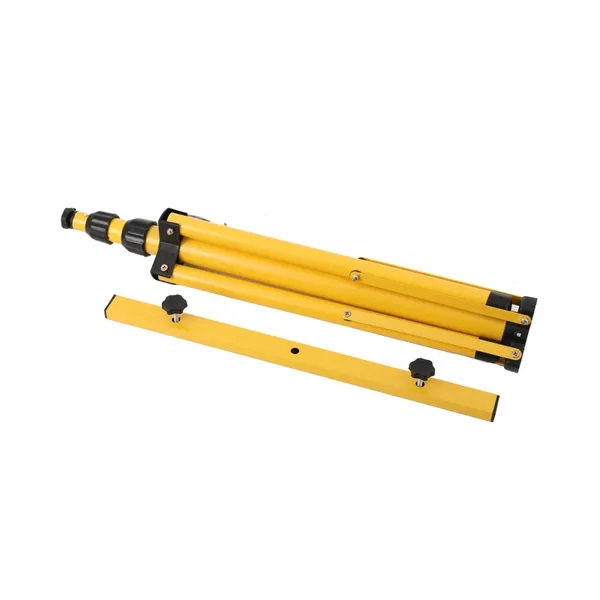 Folded tripod stand with cross bar