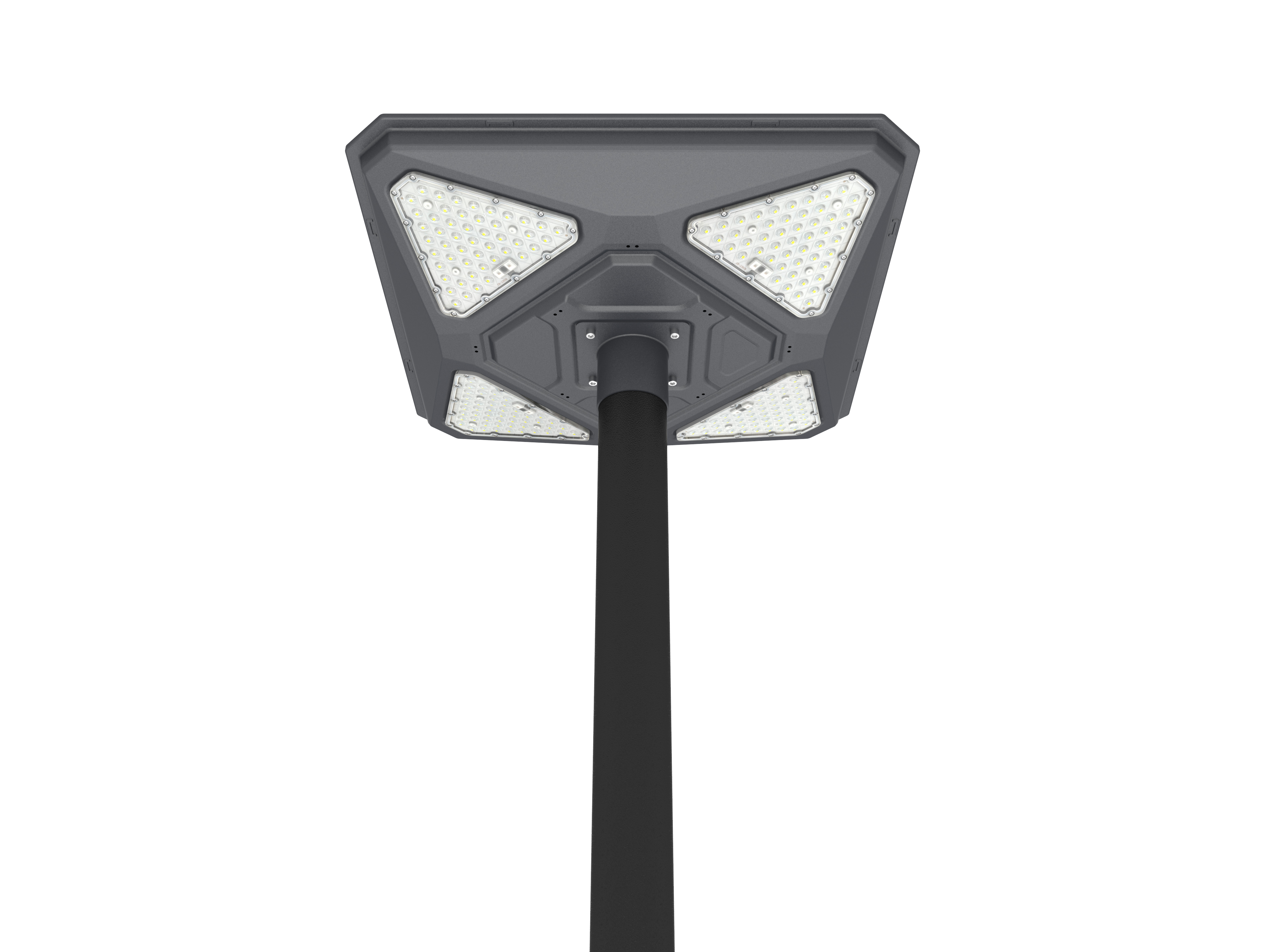 Noah Ark solar garden light angle view