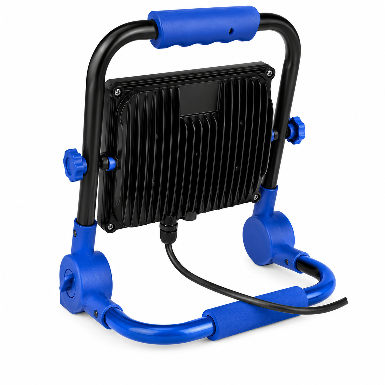 Heavy-Duty Foldable AC Work Light rear angled view